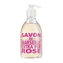 Savon De Marseille Extra Pur flydende sæbe med rose duft 